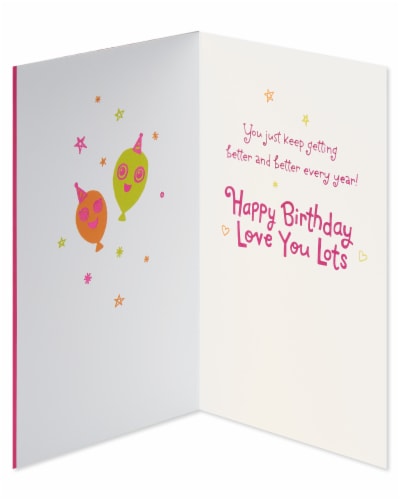 American Greetings Birthday Card for Daughter (Better and Better Every Year) Perspective: left
