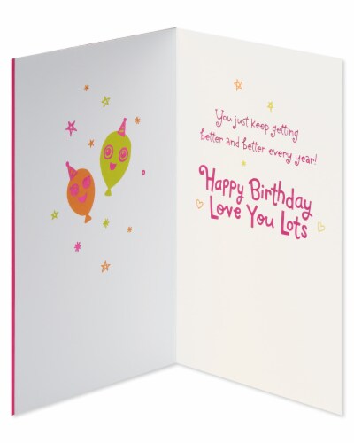 American Greetings Birthday Card for Daughter (Better and Better Every Year) Perspective: left