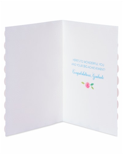Papyrus Graduation Card (Wonderful You) Perspective: left