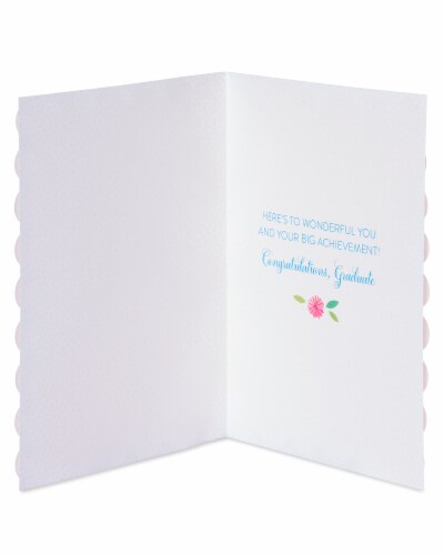 Papyrus Graduation Card (Wonderful You) Perspective: left
