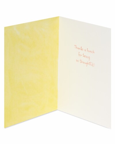 American Greetings Thank You Card - Bouquet (#33) Perspective: left