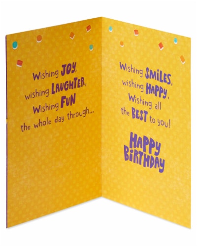 Amercan Greetings #59 Birthday Card (Sweet Birthday Wishes) Perspective: left