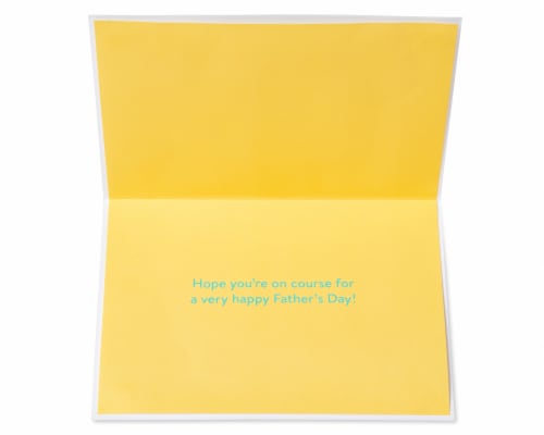 Papyrus Father's Day Card (Golf Cart) Perspective: left