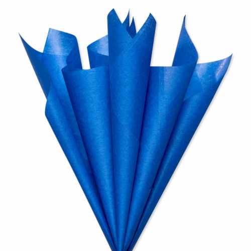 American Greetings Tissue Paper  Royal Blue (#11) Perspective: left