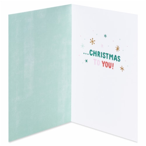 American Greetings #58 Christmas Card (Merry Merry Merry) Perspective: left