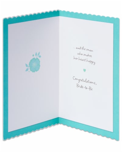 American Greetings Bridal Shower Card (Amazing Woman) Perspective: left