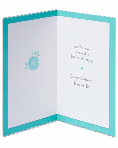 American Greetings Bridal Shower Card (Amazing Woman) Perspective: left