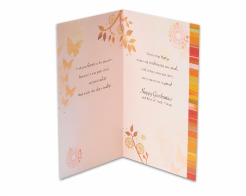 American Greetings College Graduation Card (Proud) Perspective: left