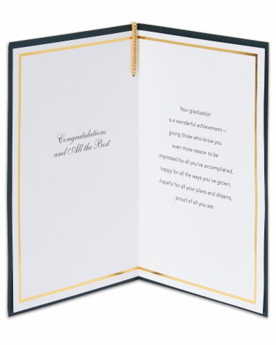 American Greetings High School Graduation Card (Tassel) Perspective: left