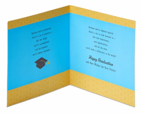 American Greetings Graduation Card (Congratulations) Perspective: left