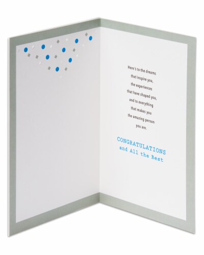 American Greetings Graduation Card (Here's to You) Perspective: left