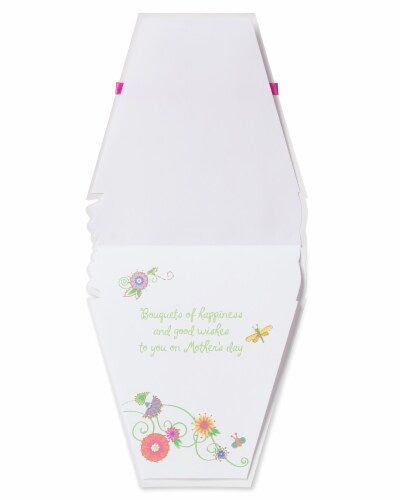 Papyrus #54 Mother's Day Card (Bouquet) Perspective: left
