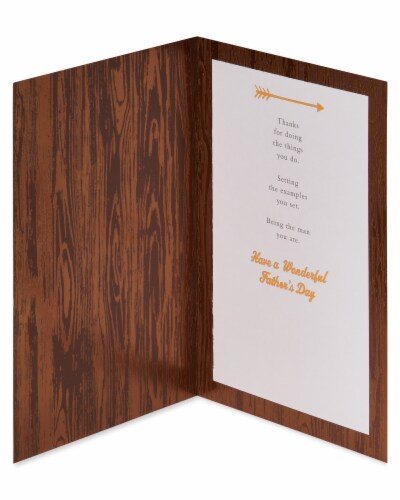 American Greetings #64 Father's Day Card (Amazing Dad) Perspective: left