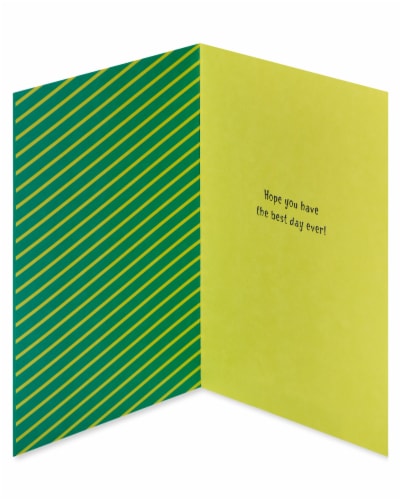American Greetings #65 Father's Day Card (Best Day Ever) Perspective: left