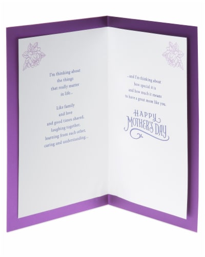 American Greetings Mother's Day Card from Sons (Beautiful) Perspective: left