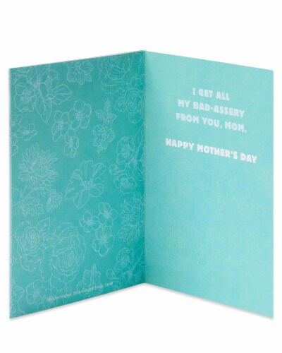 American Greetings Mother's Day Card (One Tough Mutha) Perspective: left