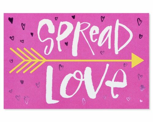 American Greetings Funny Spread Love Valentine's Day Card Pack Perspective: left