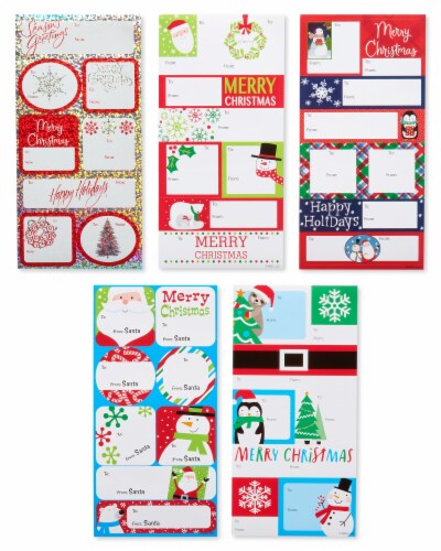 American Greetings Christmas Stickers Perspective: left