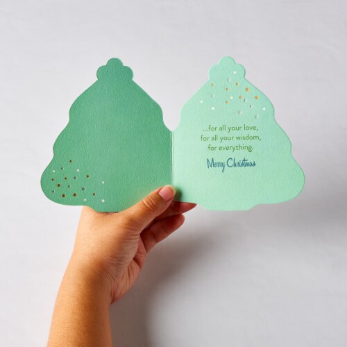 American Greetings Thanks Christmas Greeting Card For Dad Perspective: left