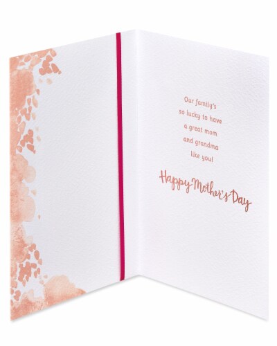 American Greetings Mother's Day Card for Grandma (Watercolor) Perspective: left