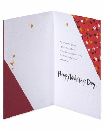 American Greetings Valentine's Day Card (I Heart You) Perspective: left
