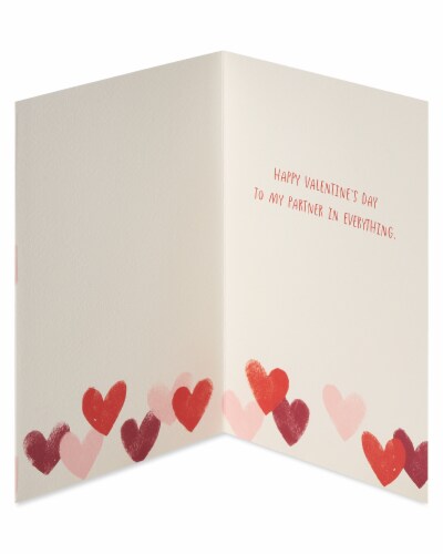 American Greetings Valentine's Day Card For Spouse (Soft Heart Pattern) Perspective: left