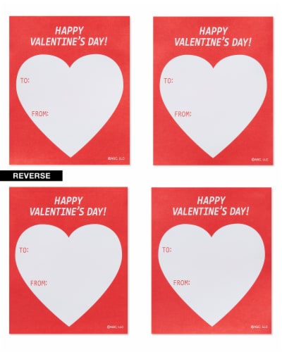 American Greetings Dinosaurs Valentine's Day Stickers Perspective: left