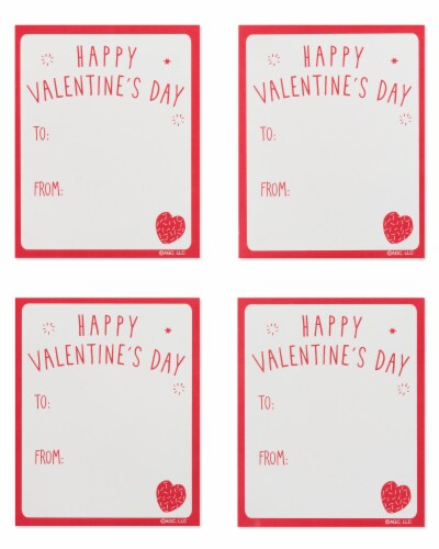 American Greetings Space Scratch-Off Valentine's Day Cards Perspective: left
