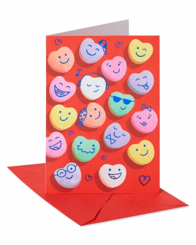 American Greetings Valentine's Day Card Bundle (Candy Hearts) Perspective: left