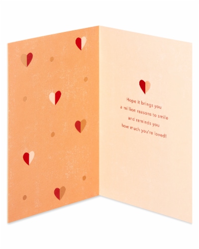 American Greetings Valentine's Day Card (Happy Valentine's Day) Perspective: left
