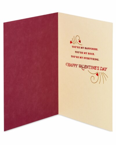 American Greetings Valentine's Day Card (Good Man) Perspective: left