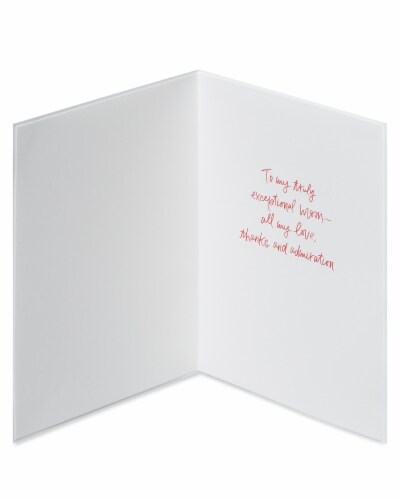 American Greetings #55 Mother's Day Card for Mom (Floral Wreath) Perspective: left