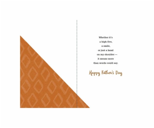 American Greetings Father's Day Card (High Five) Perspective: left