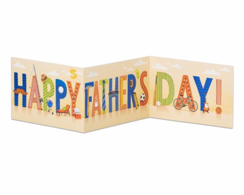 American Greetings Father's Day Card (Happy) Perspective: left