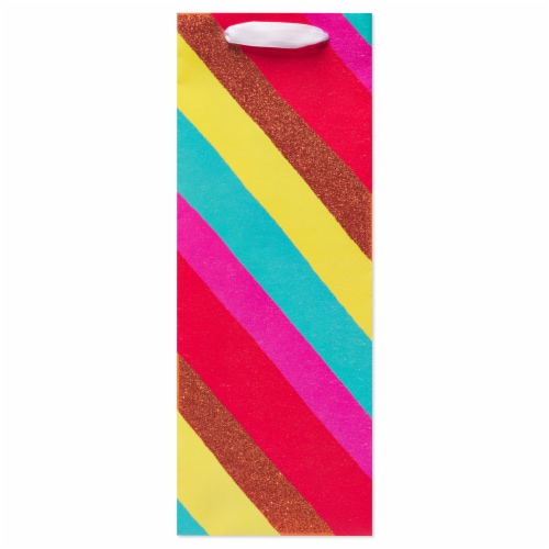 American Greetings Beverage Specialty Bag - Multicolor Stripes (#8) Perspective: left