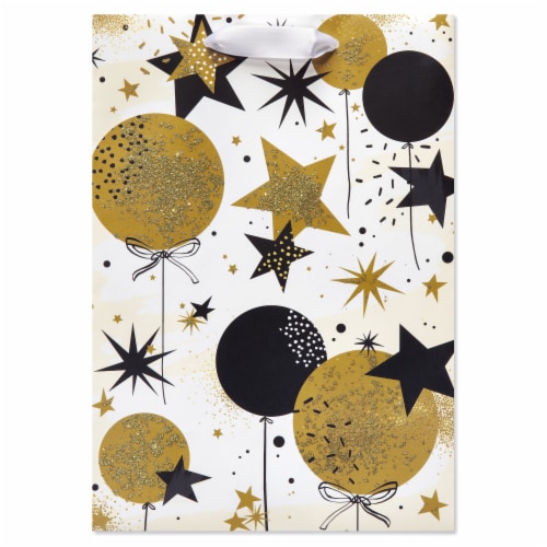 American Greetings Medium Gift Bag Balloons and Stars ( #4) Perspective: left