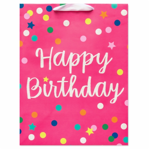 American Greetings Large Gift Bag - Happy Birthday (#2) Perspective: left