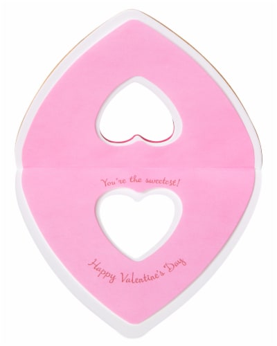 Papyrus Valentine's Day Card (Heart Donut) Perspective: left