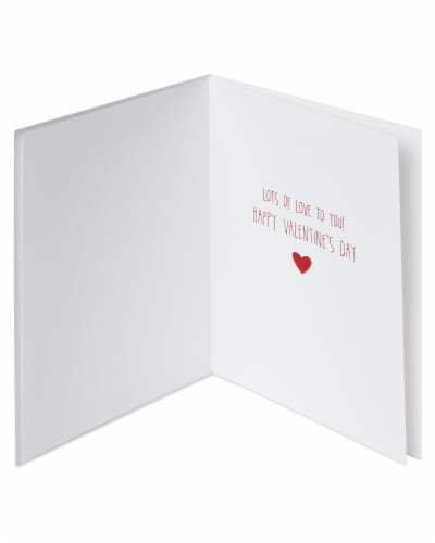 Papyrus Valentine's Day Card #54 (Big Hug) Perspective: left