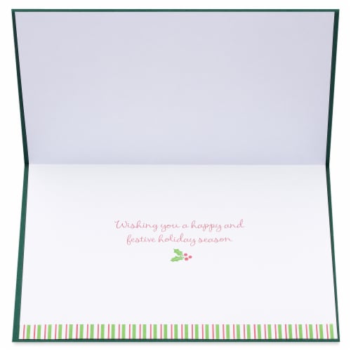 Papyrus #56 Christmas Card (Wishing You a Happy Holiday Season) Perspective: left