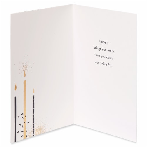 American Greetings #35 Birthday Candle Card Perspective: left