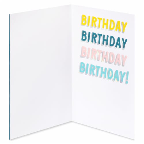 American Greetings Happy Birthday Card (#18) Perspective: left