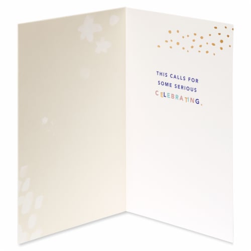 American Greetings #51 Birthday Card (Serious Celebrating) Perspective: left