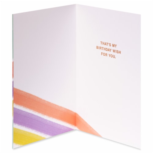 American Greetings Birthday Card - Nothing But Smiles (#39) Perspective: left