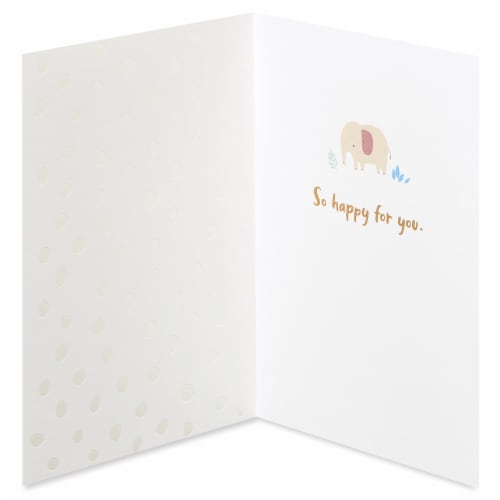 American Greetings Baby Shower Card - Oh Baby (#19) Perspective: left