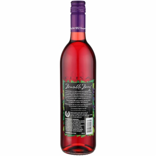 Hazlitt 1852 Vineyards Bramble Berry New York Wine Perspective: left