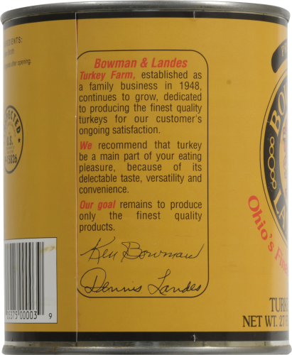 Bowman & Landes Pure Turkey Broth Perspective: left