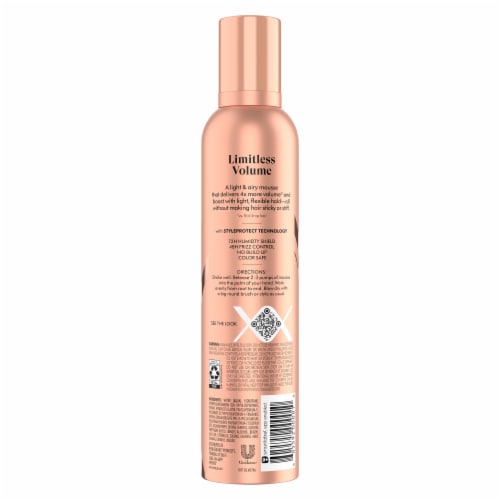 Nexxus Volume Medium Hold Mousse Perspective: left