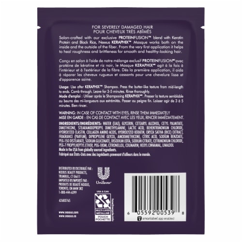Nexxus Keraphix for Damaged Hair Masque Perspective: left
