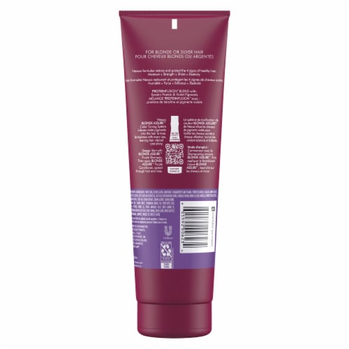 Nexxus Hair Color Blonde Assure Keratin Conditione, Purple Conditioner Perspective: left